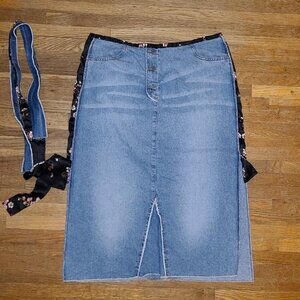 UNITED COLORS OF BENETTON Y2K Denim Skirt, Medium